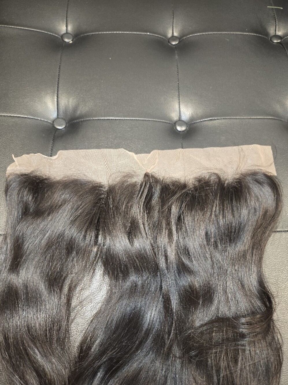 14" Virgin Malaysian 13x4 Straight Lace Frontal - Picture 2 of 4